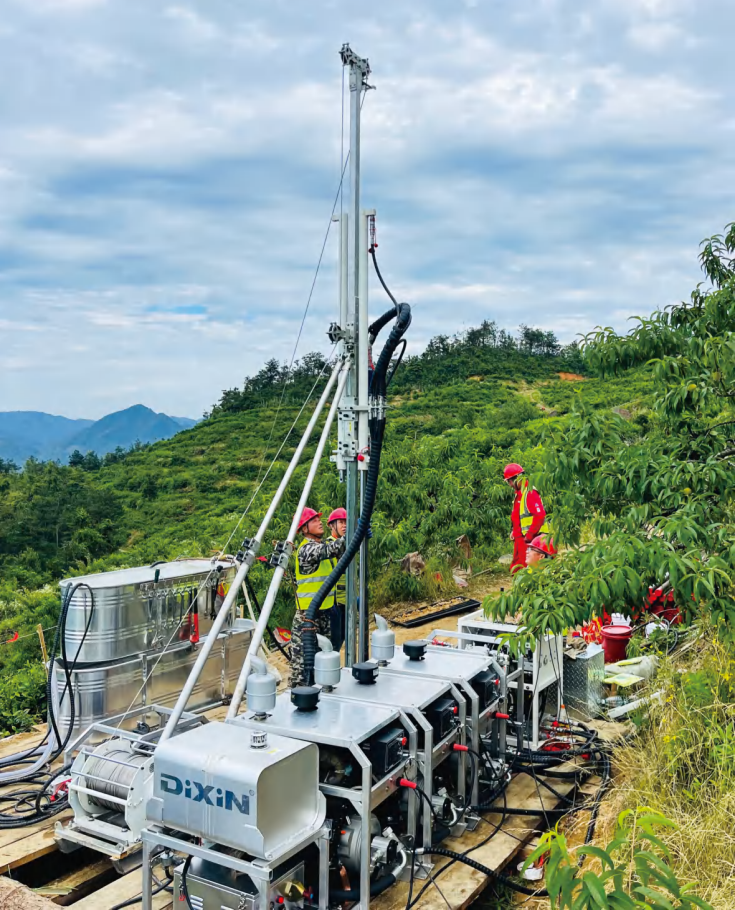 DX-800 Portable Full-Hydraulic Drilling Rig